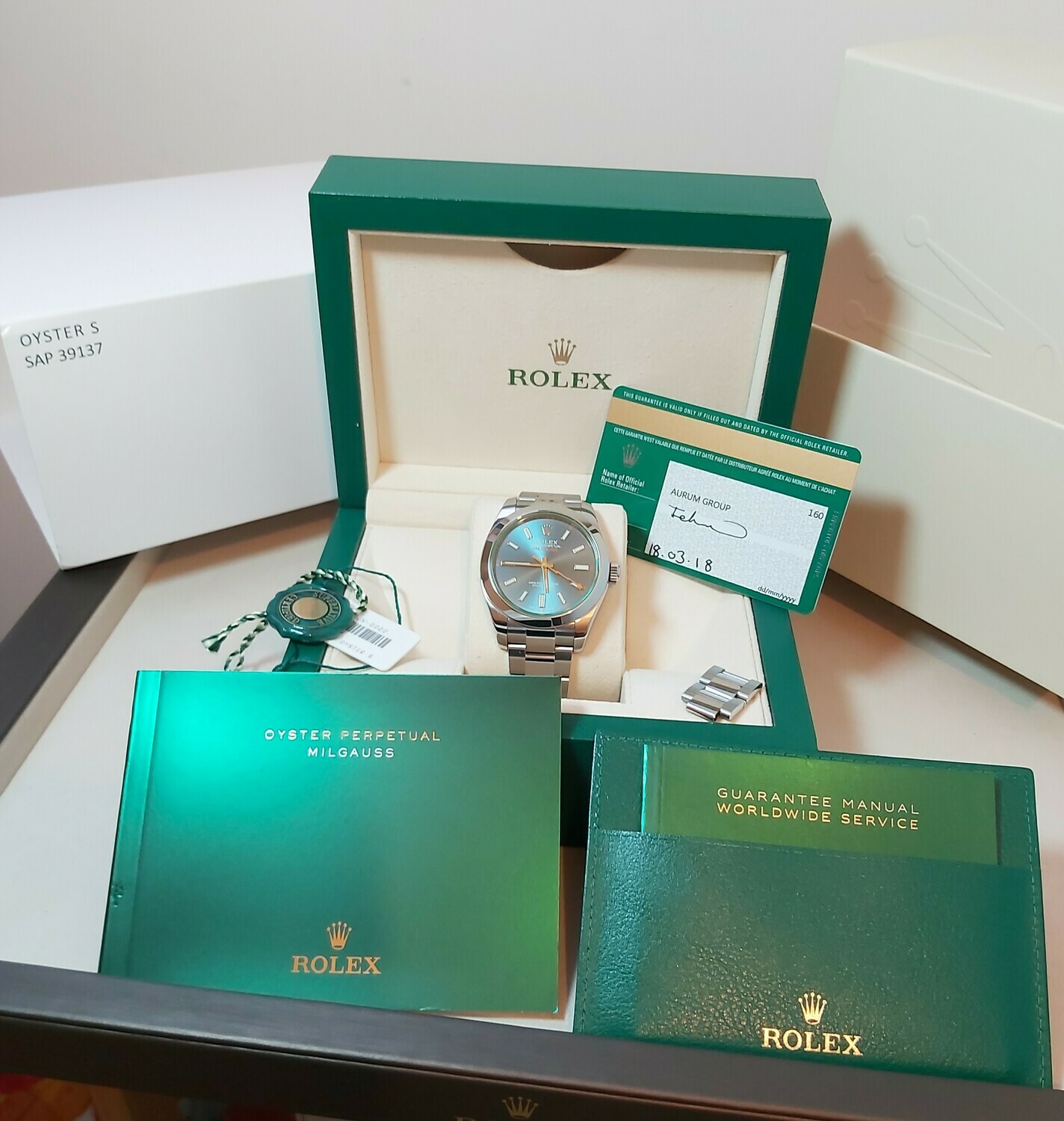 Rolex Milgauss 116400GV Blue Dial