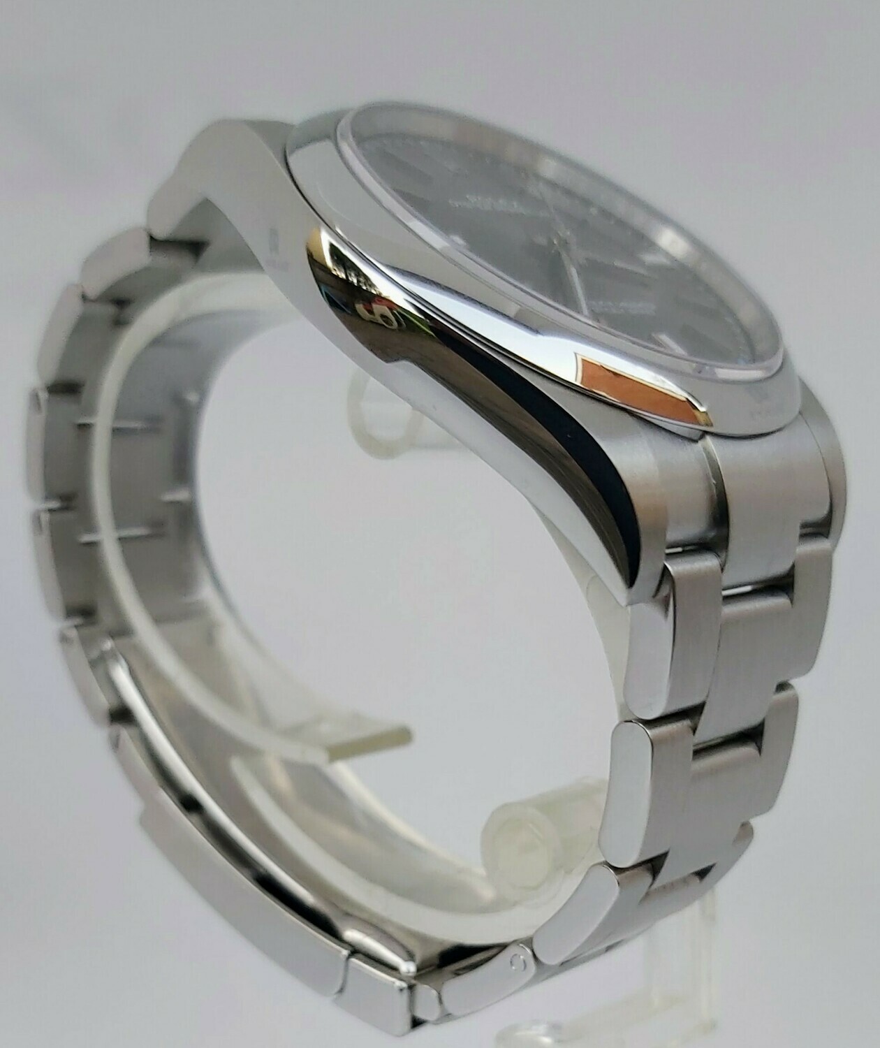 Rolex OYSTER PERPETUAL 39mm Rhodium Dial 114300 2017