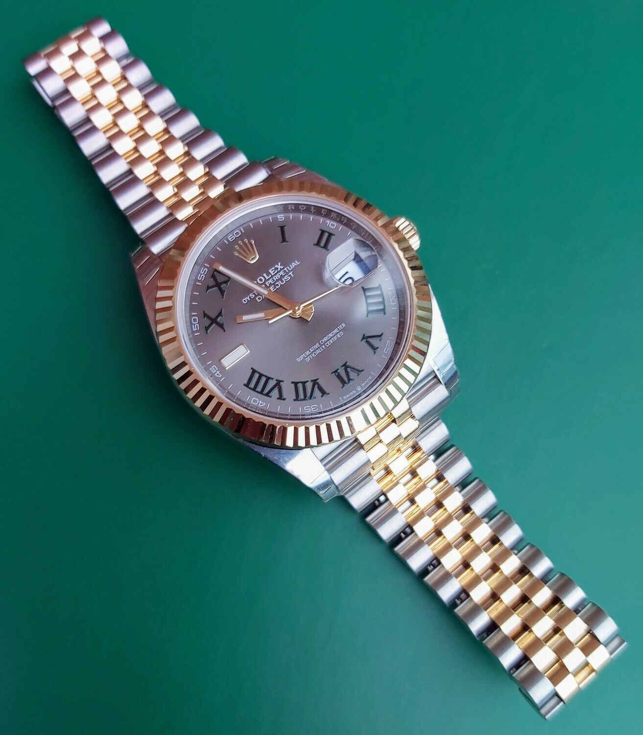 Rolex Datejust 41mm 126333 Steel &amp; Gold Wimbledon Dial - Unworn Fully stickered