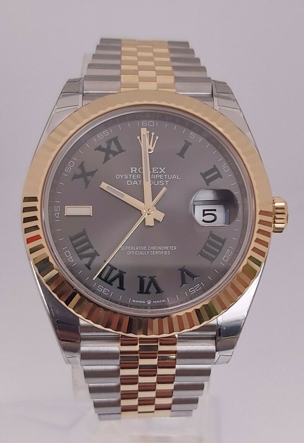 Rolex Datejust 41mm 126333 Steel &amp; Gold Wimbledon Dial - Unworn Fully stickered