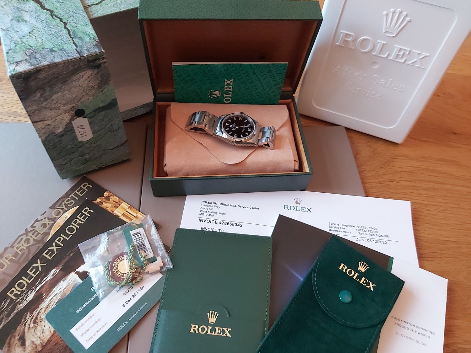 Rolex Explorer 14270 - &#39;SWISS&#39; Only Dial
