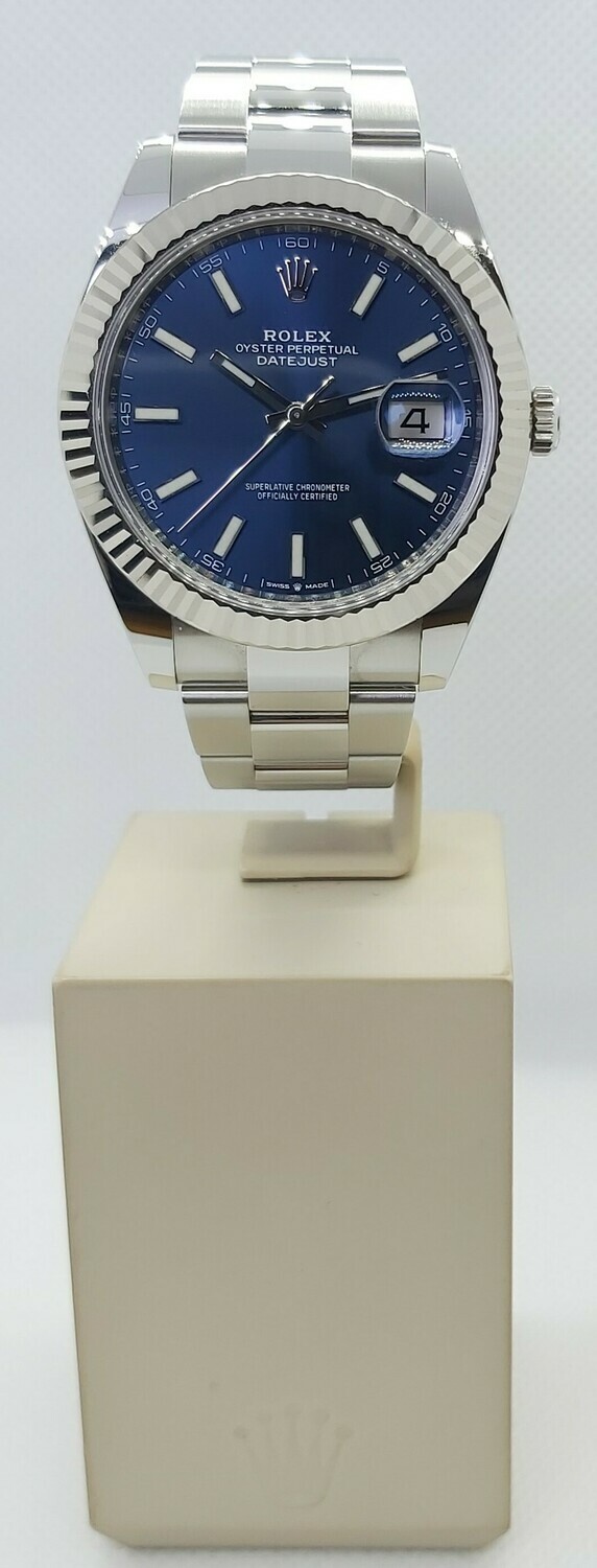 Rolex Datejust 126334 41mm - Blue Dial - Full Set