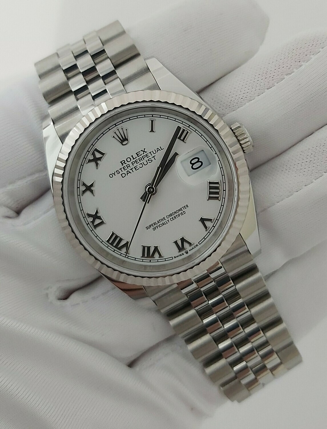 Rolex Datejust 36mm 126234, Full Set, Original receipt