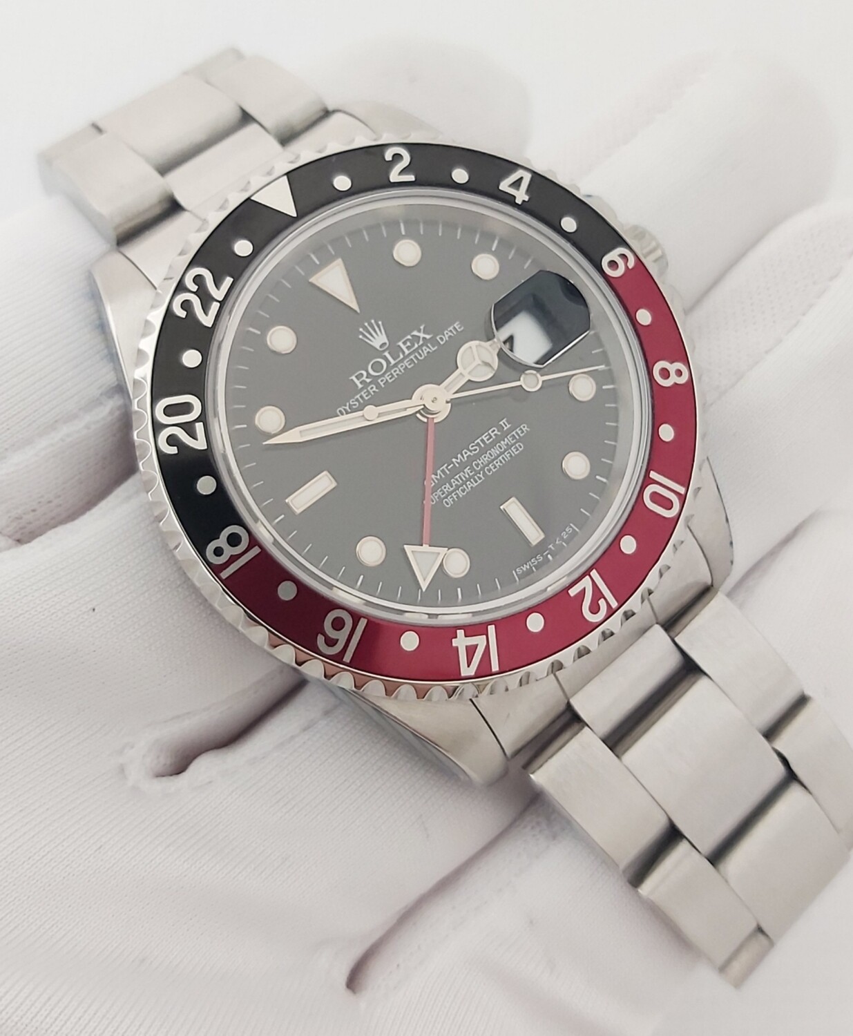 Rolex GMT Master II 16710 Coke, 1994, Complete Set, with recent Rolex Service