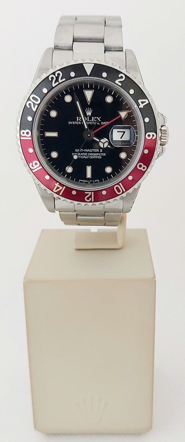 Rolex GMT Master II 16710 Coke, 1994, Complete Set, with recent Rolex Service