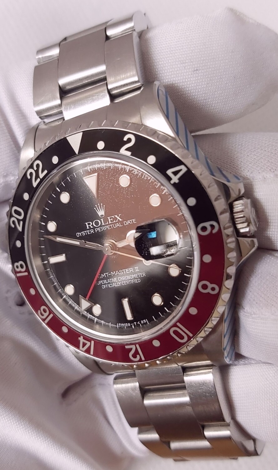 Rolex GMT Master II 16710 Coke, 1994, Complete Set, with recent Rolex Service