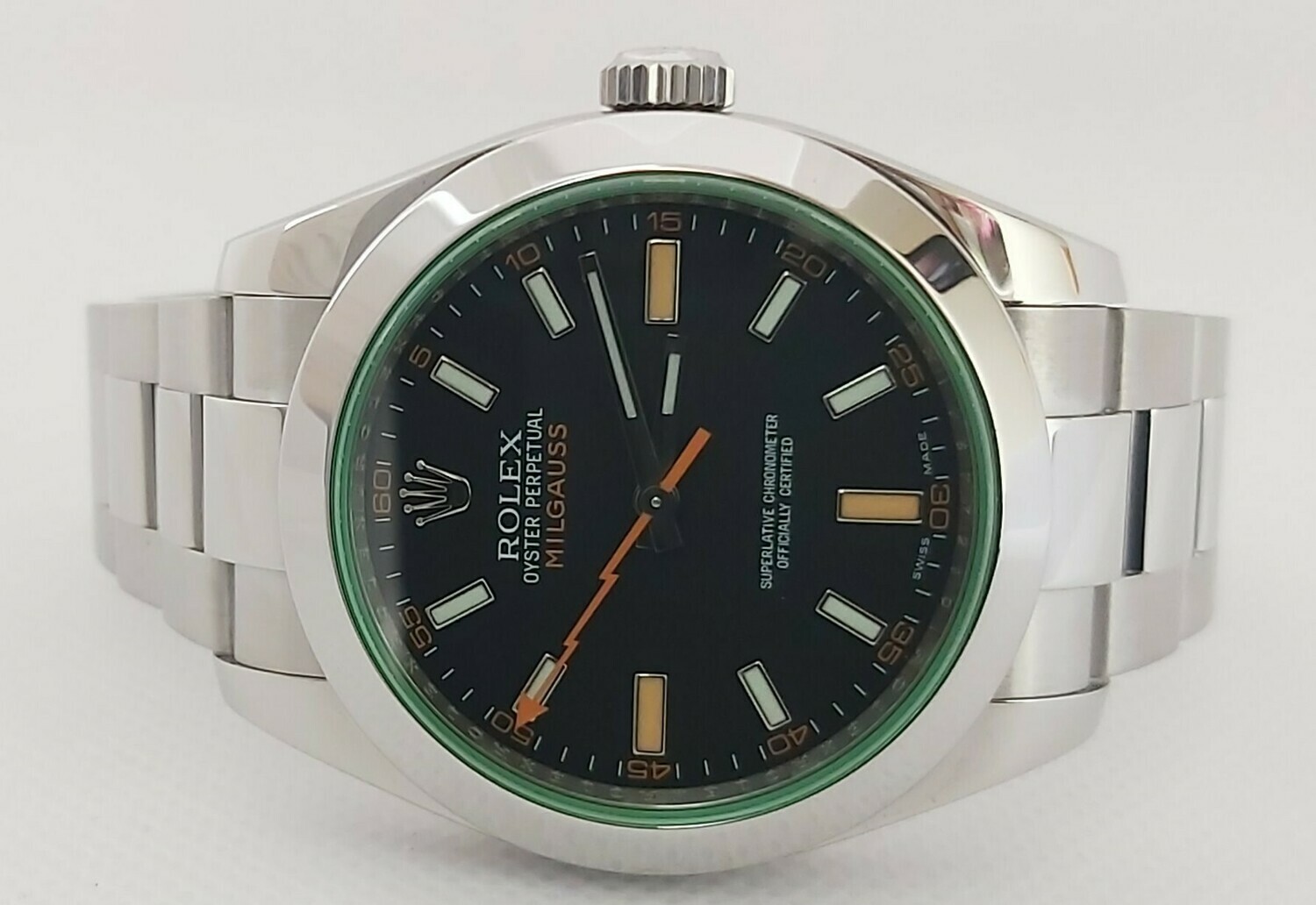 Rolex Milgauss 116400GV, 2010 - Black Dial - Full Set