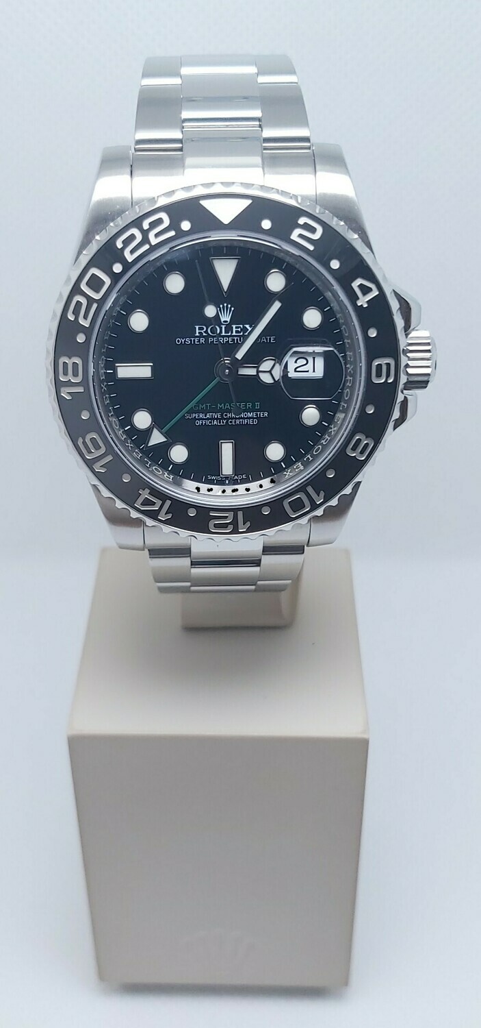 Rolex GMT Master II 116710LN - 2015 with 1 Year Rolex warranty left