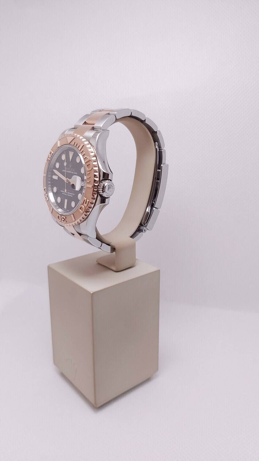 Yacht-Master 40 126621 - Black Dial - 18k Rose Gold &amp; Stainless Steel