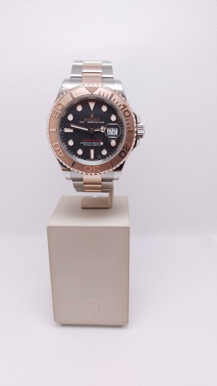 Yacht-Master 40 126621 - Black Dial - 18k Rose Gold &amp; Stainless Steel