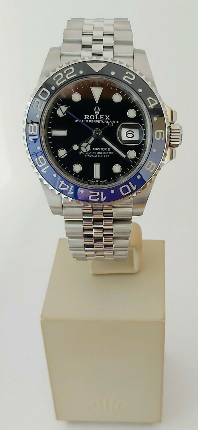 GMT Master II 126710BLNR (Batgirl), Full Set, Like New