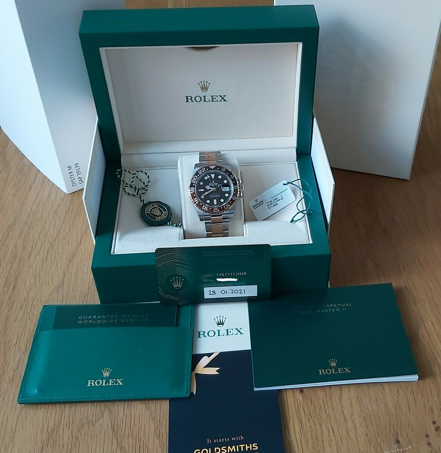 Rolex GMT Master II 126711CHNR - 2021 Unworn