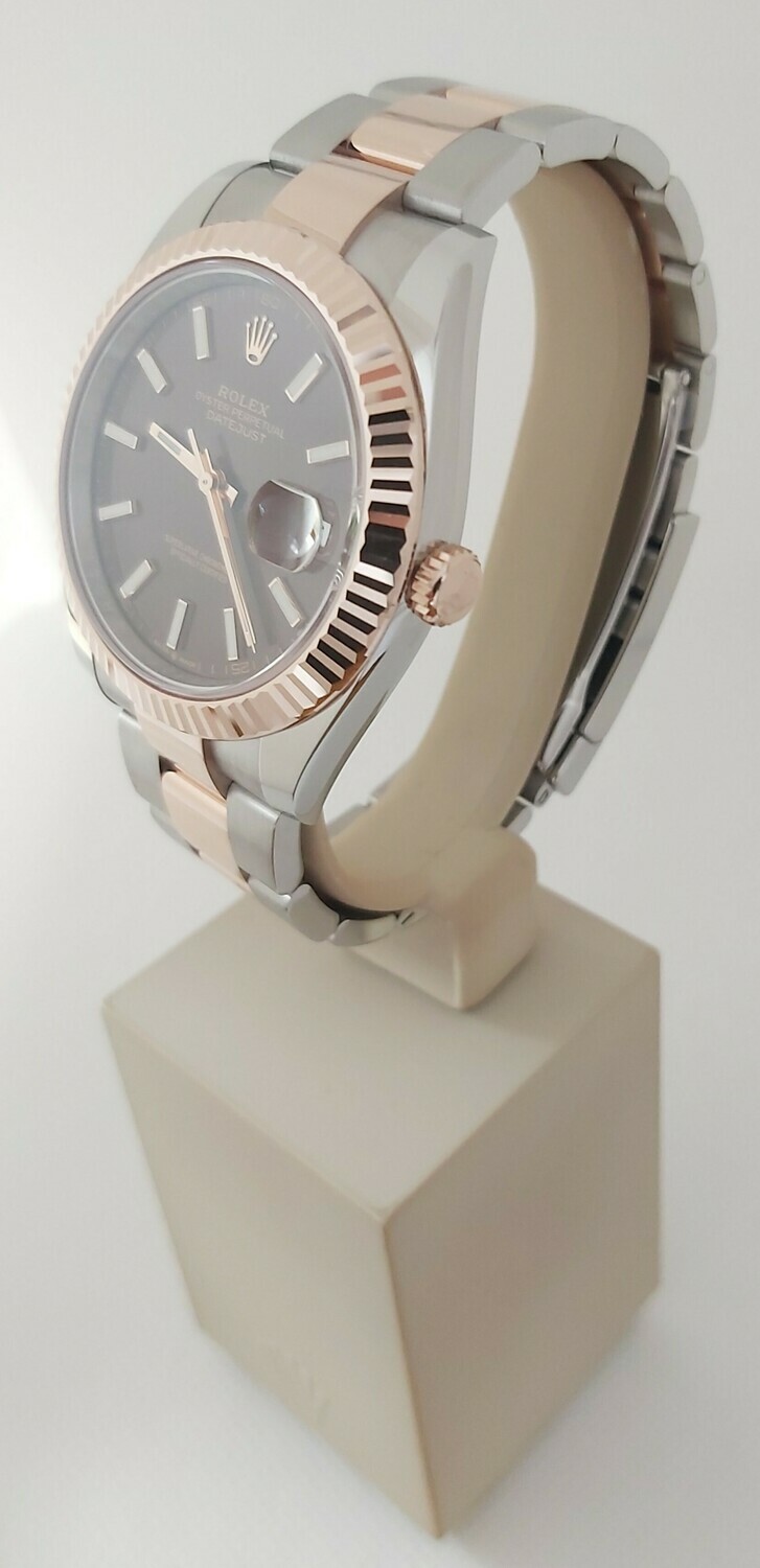 Rolex Datejust 41mm 126331 Steel &amp; Rose Gold Chocolate Dial - Unworn Full Set