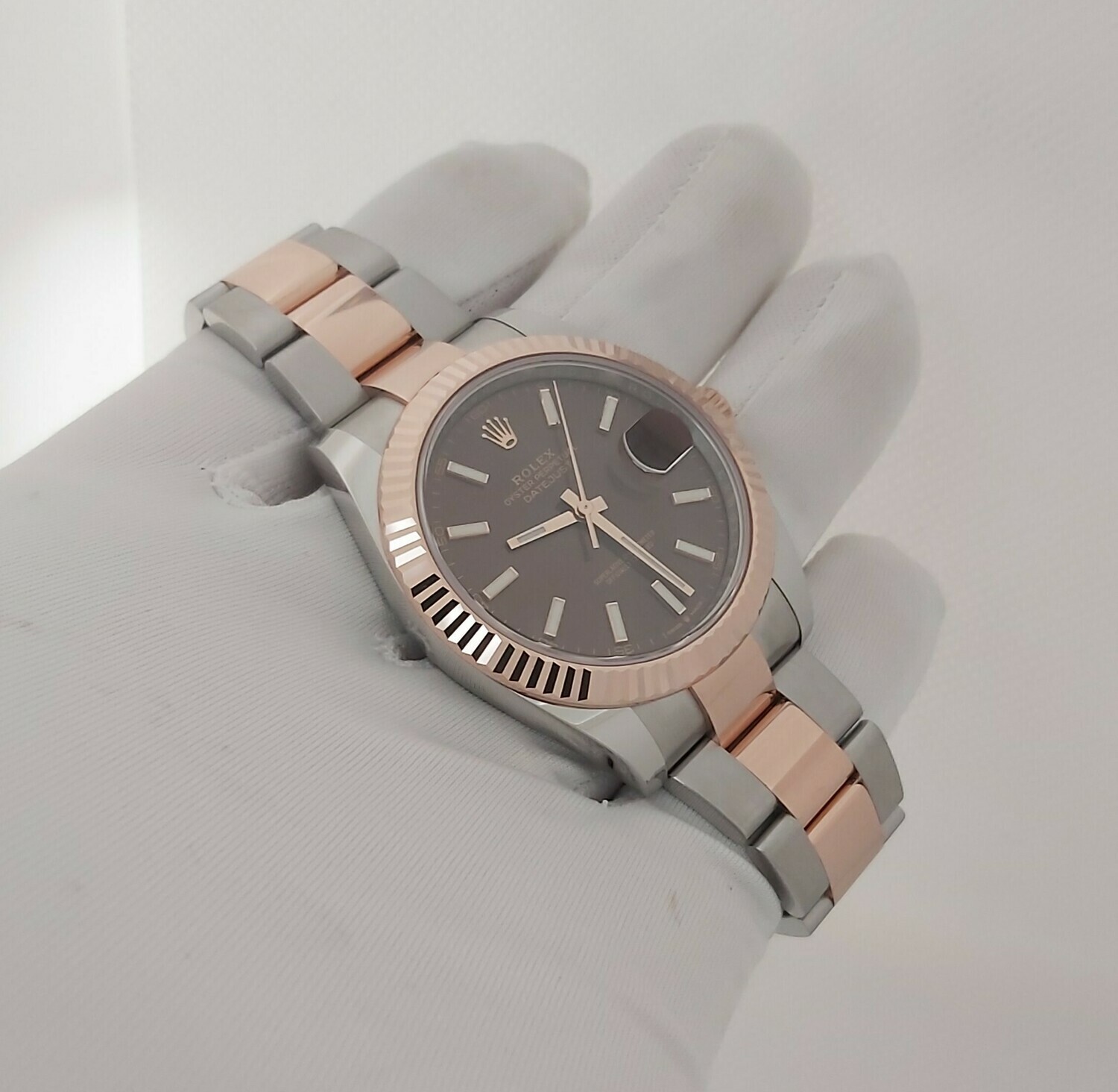 Rolex Datejust 41mm 126331 Steel &amp; Rose Gold Chocolate Dial - Unworn Full Set