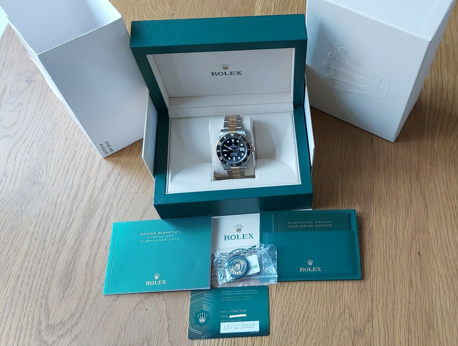 Rolex Submariner 126613LN - Full Set - 2020 - Brand New