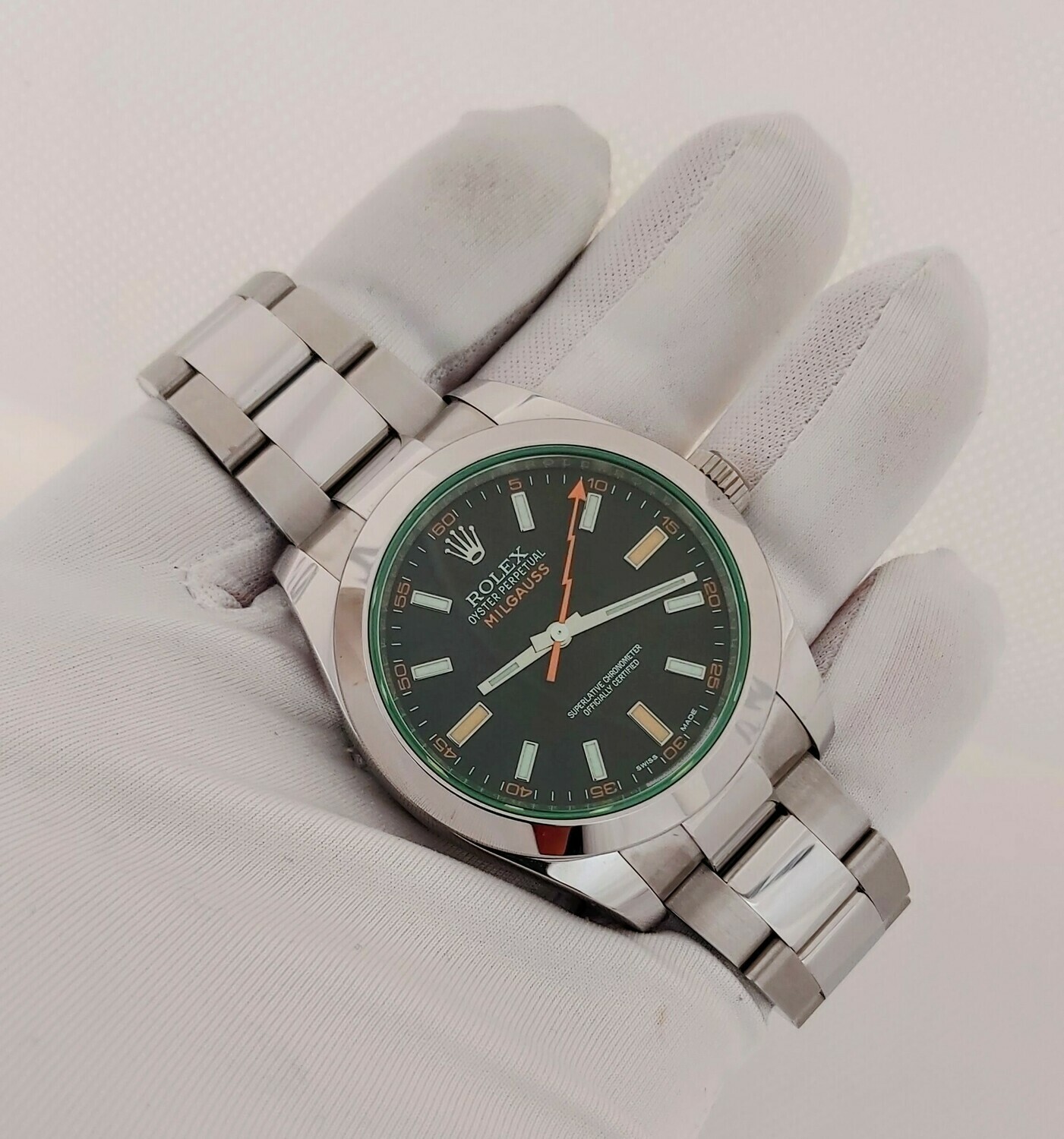 Rolex Milgauss 116400GV, 2020 - Black Dial - Full Set Unworn