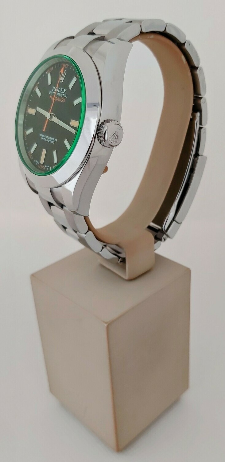 Rolex Milgauss 116400GV, 2020 - Black Dial - Full Set Unworn