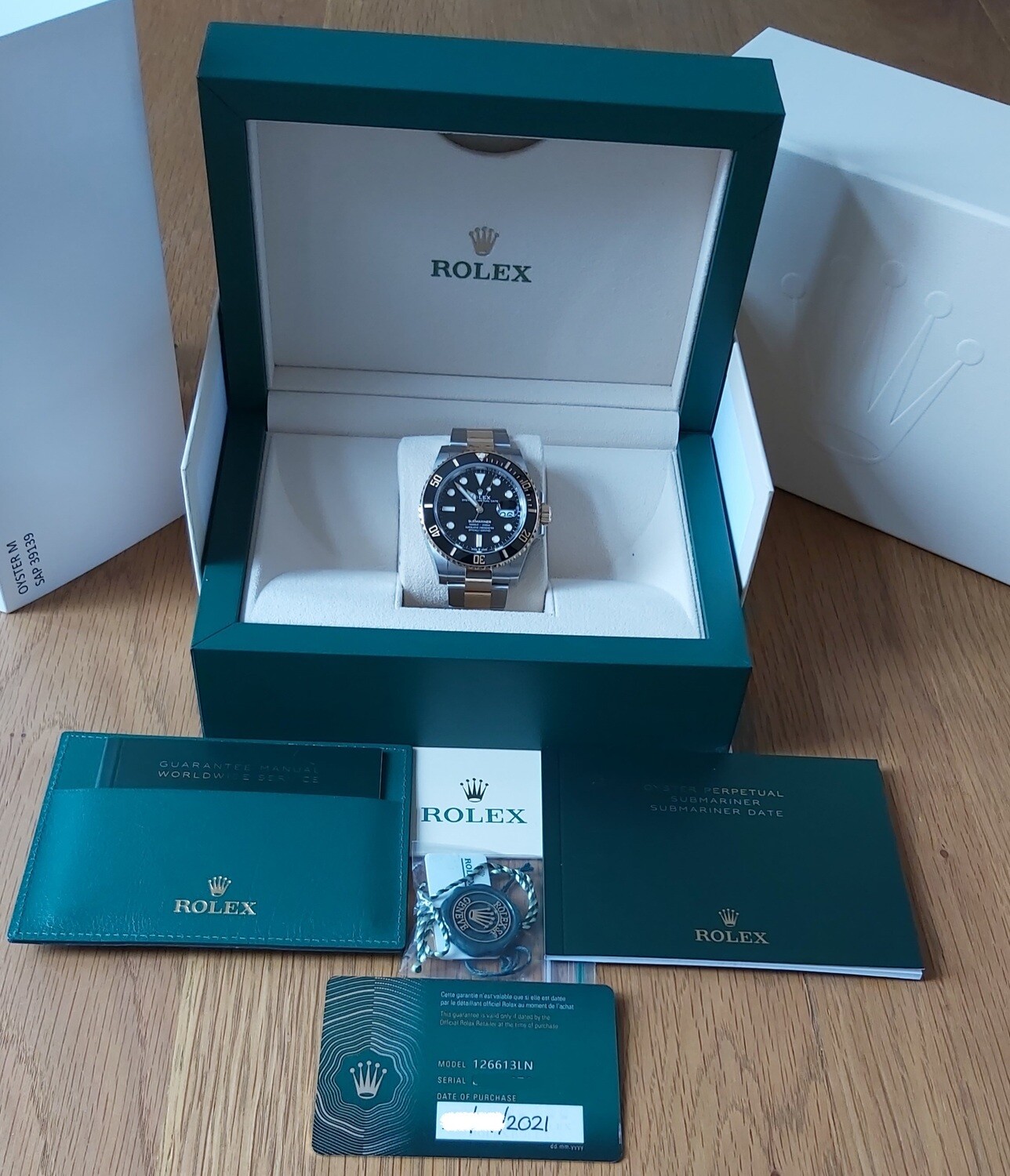 Rolex Submariner 126613LN - Full Set - 2021