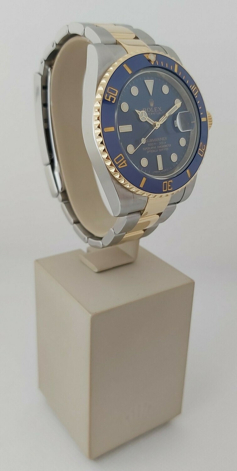 Rolex Submariner 116613LB - 2014 - Full Set - 2020 Rolex Service