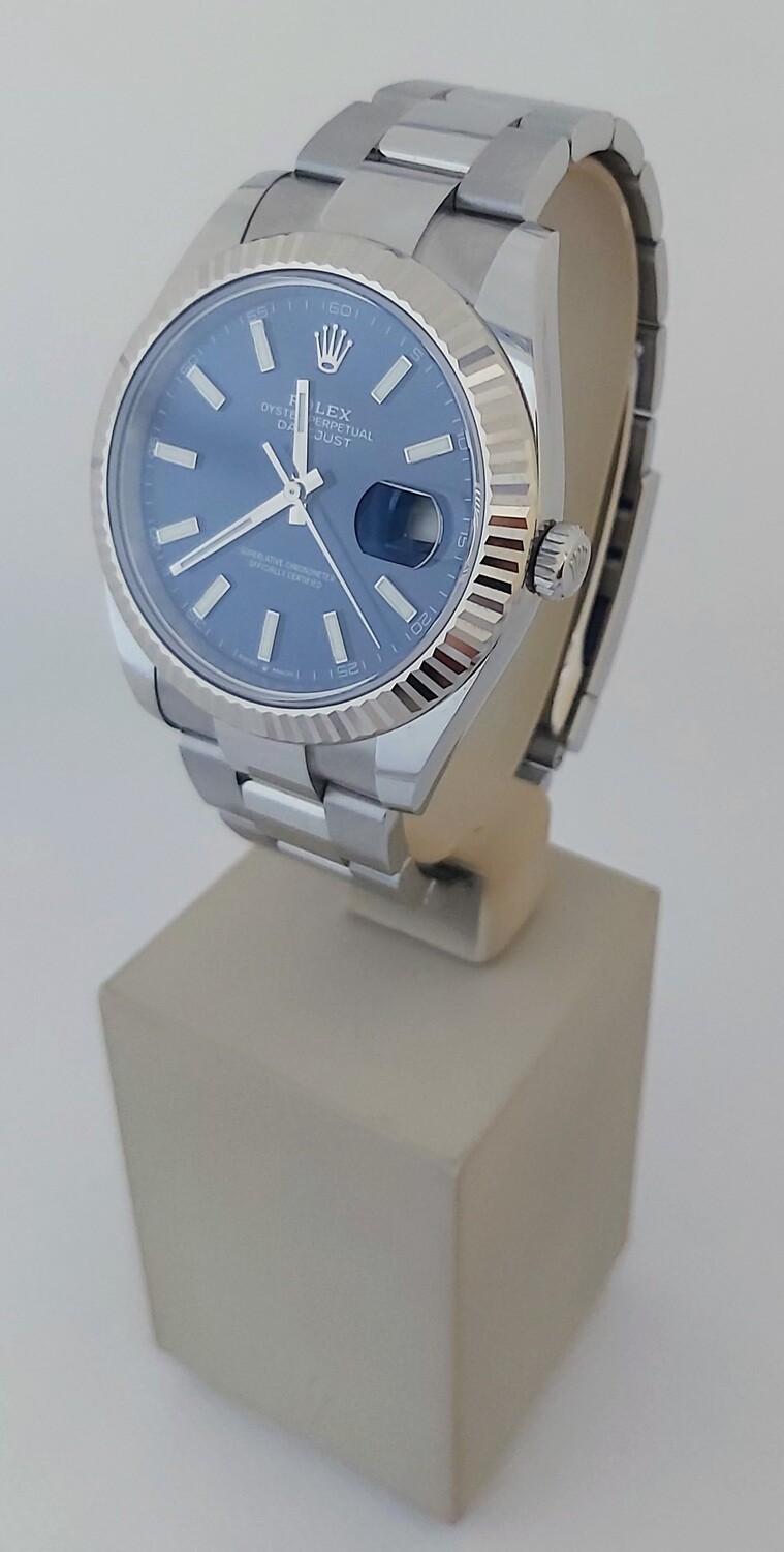 Rolex Datejust 126334 - 41mm Blue Dial - Full Set Dec 2020