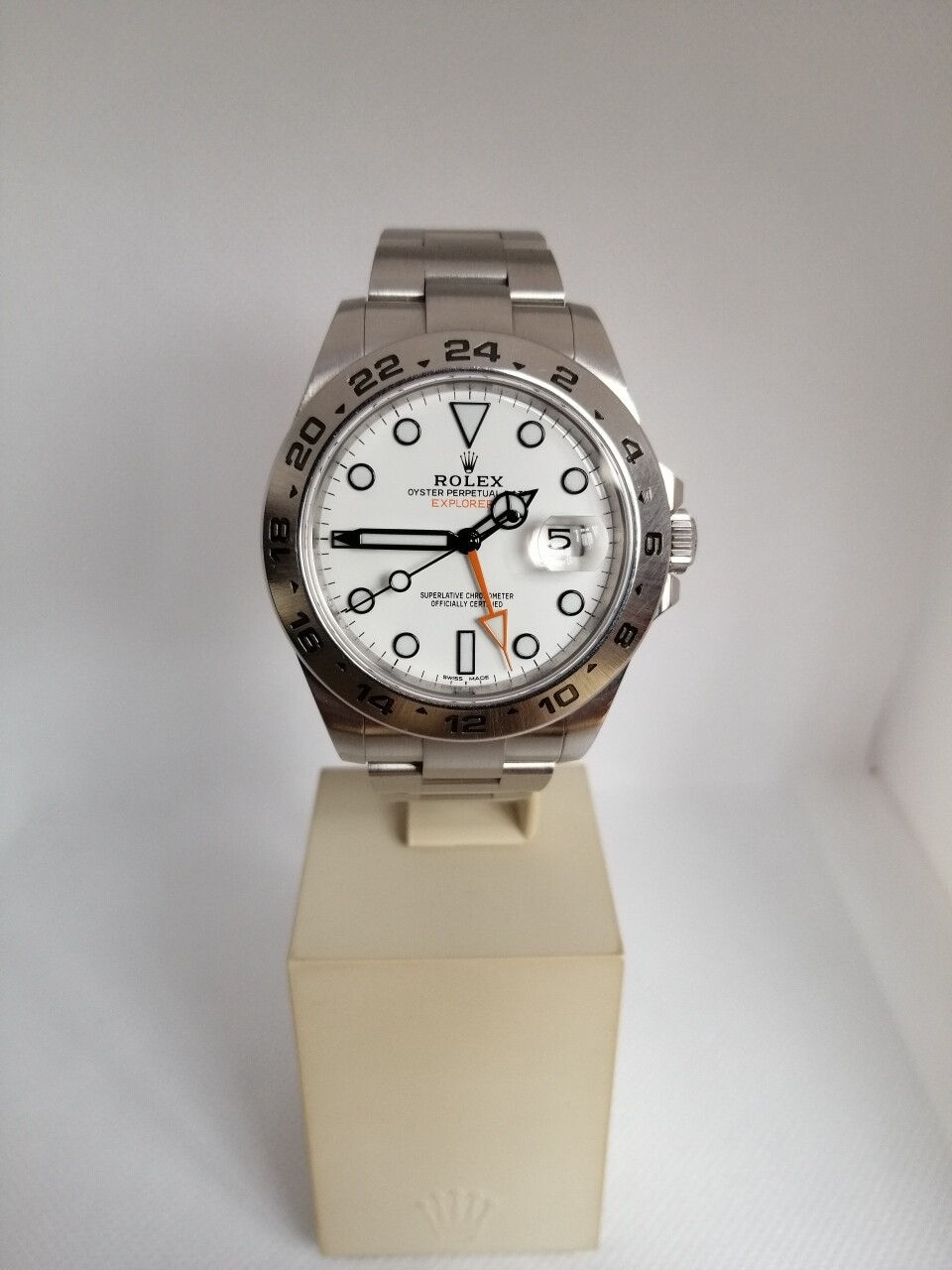 Rolex Explorer II 216570 White Dial 2016 - Full Set
