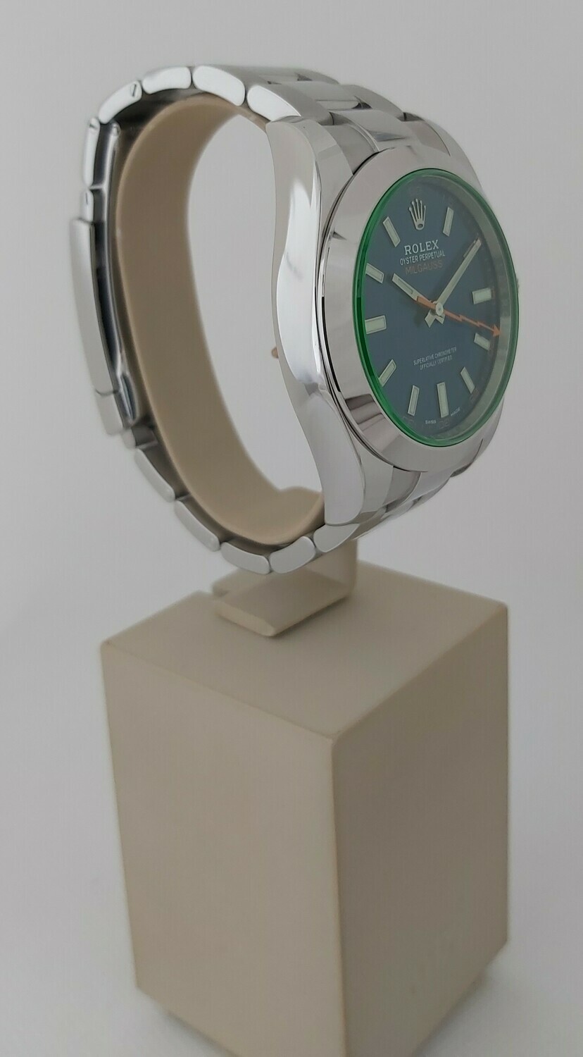 Rolex Milgauss 116400GV, 2021 Excellent Condition Full Set