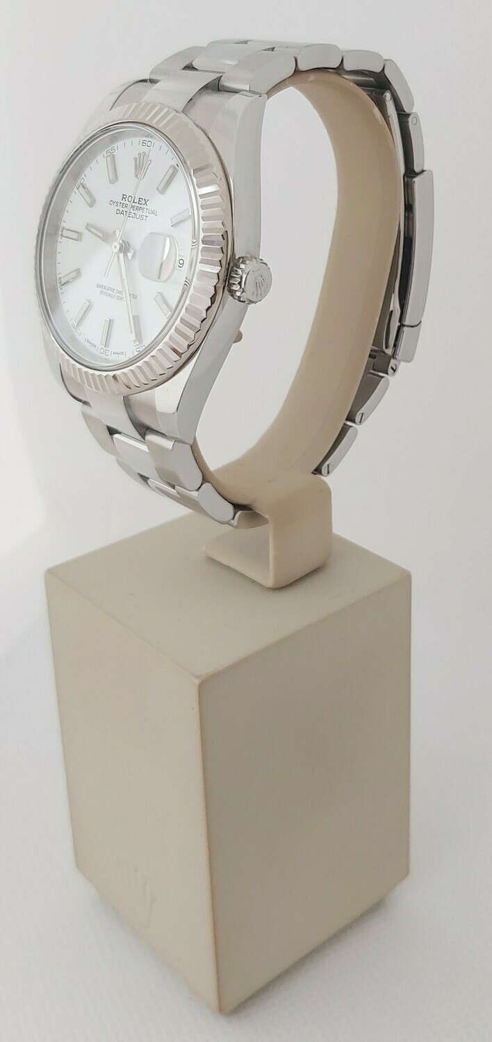 Rolex Datejust 126334 41mm - White Dial, 2019, Full Set, Exceptional condition
