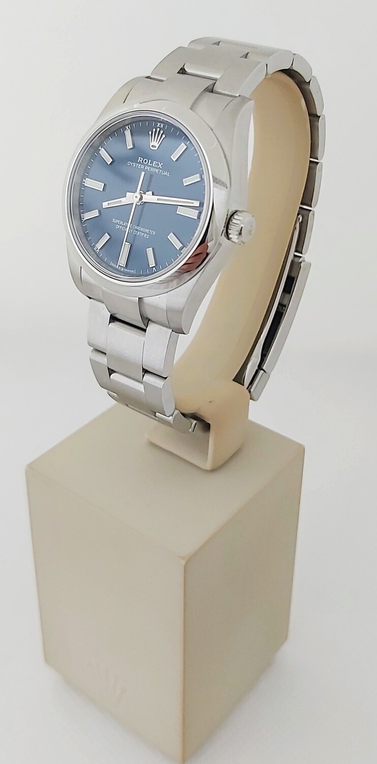 Rolex Oyster Perpetual 124200 - 34mm Blue - 2021 New &amp; Unworn