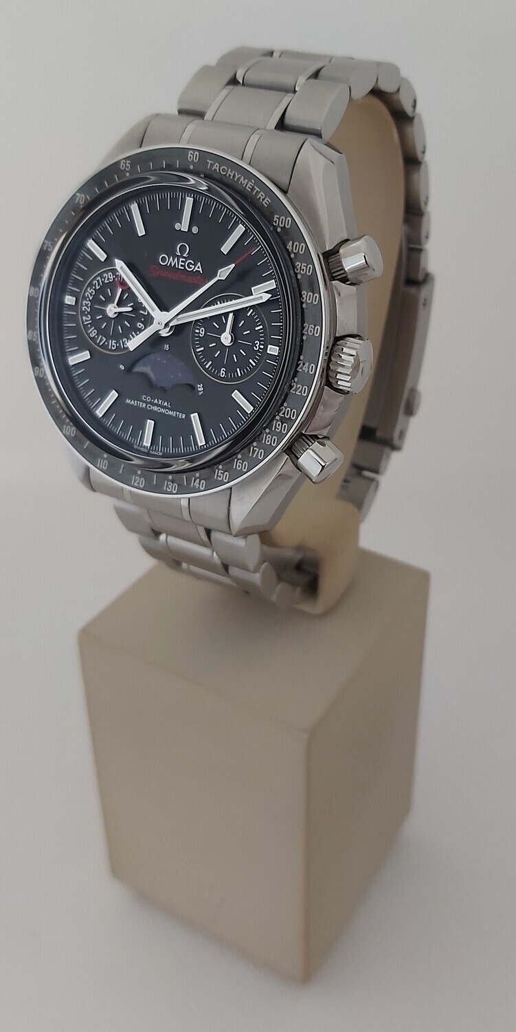 Omega Speedmaster Chrono Moonphase - 304.30.44.52.01.001 Black Dial 44mm