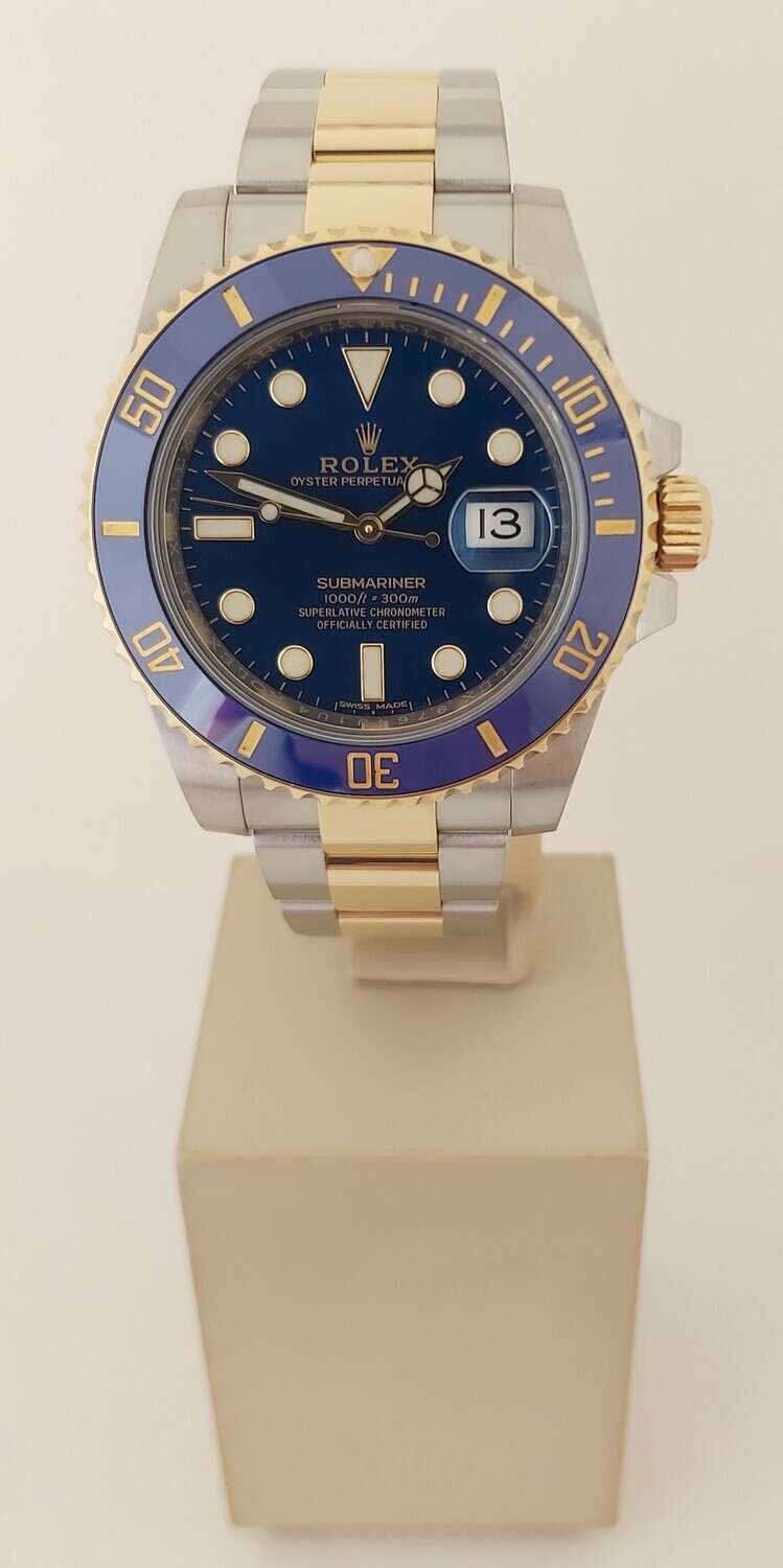 Rolex Submariner 116613LB Bluesy - 2019 - Full Set