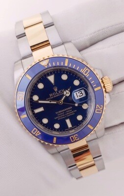 Rolex Submariner 116613LB Bluesy - 2019 - Full Set