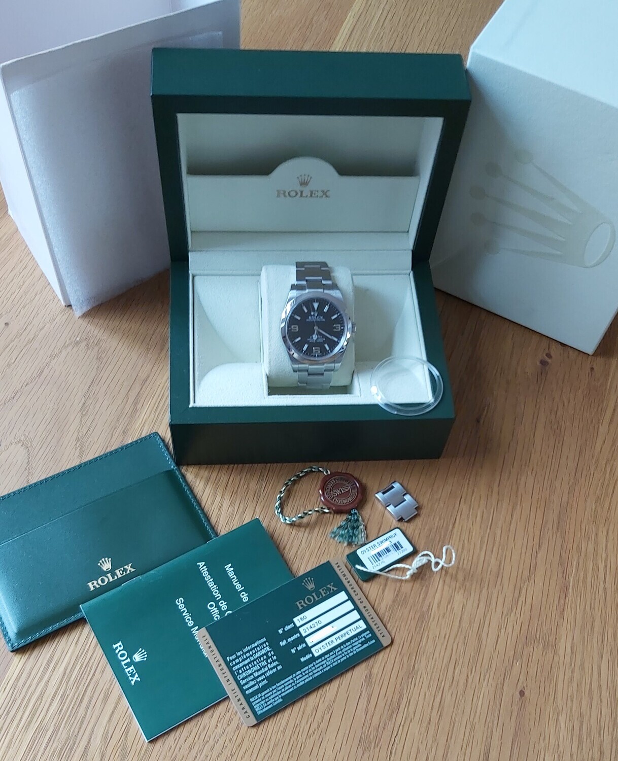 Rolex Explorer 214270, Complete Set - 2014