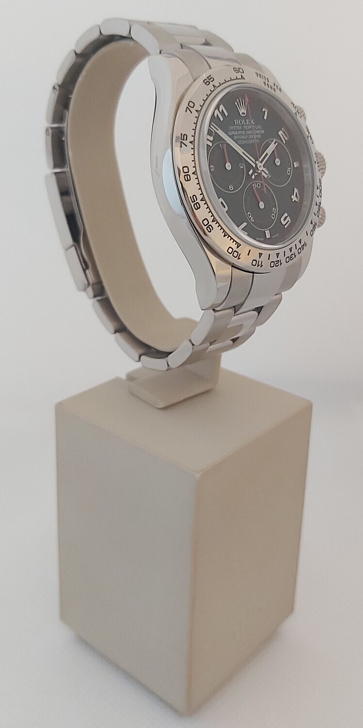 Rolex Daytona 116509 2017 White Gold - Racing Dial - Box &amp; Papers