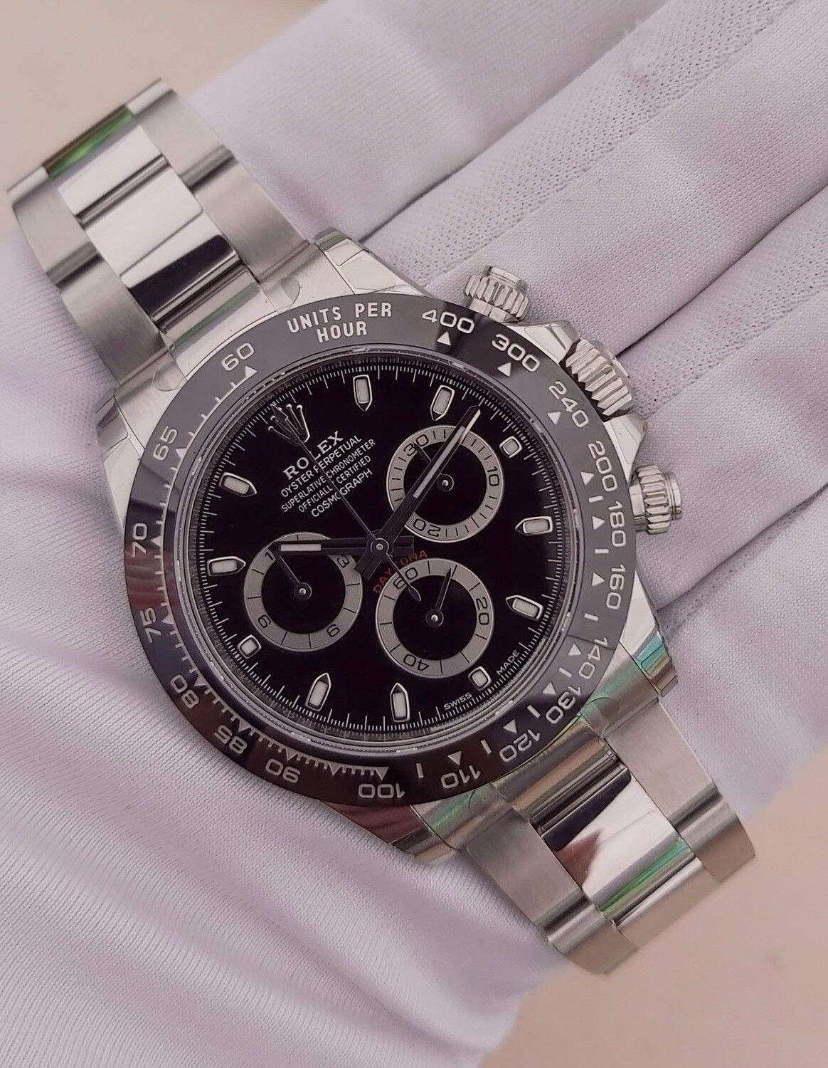 Rolex Daytona 116500LN - 2021 New &amp; Unworn, Nearly fully Stickered