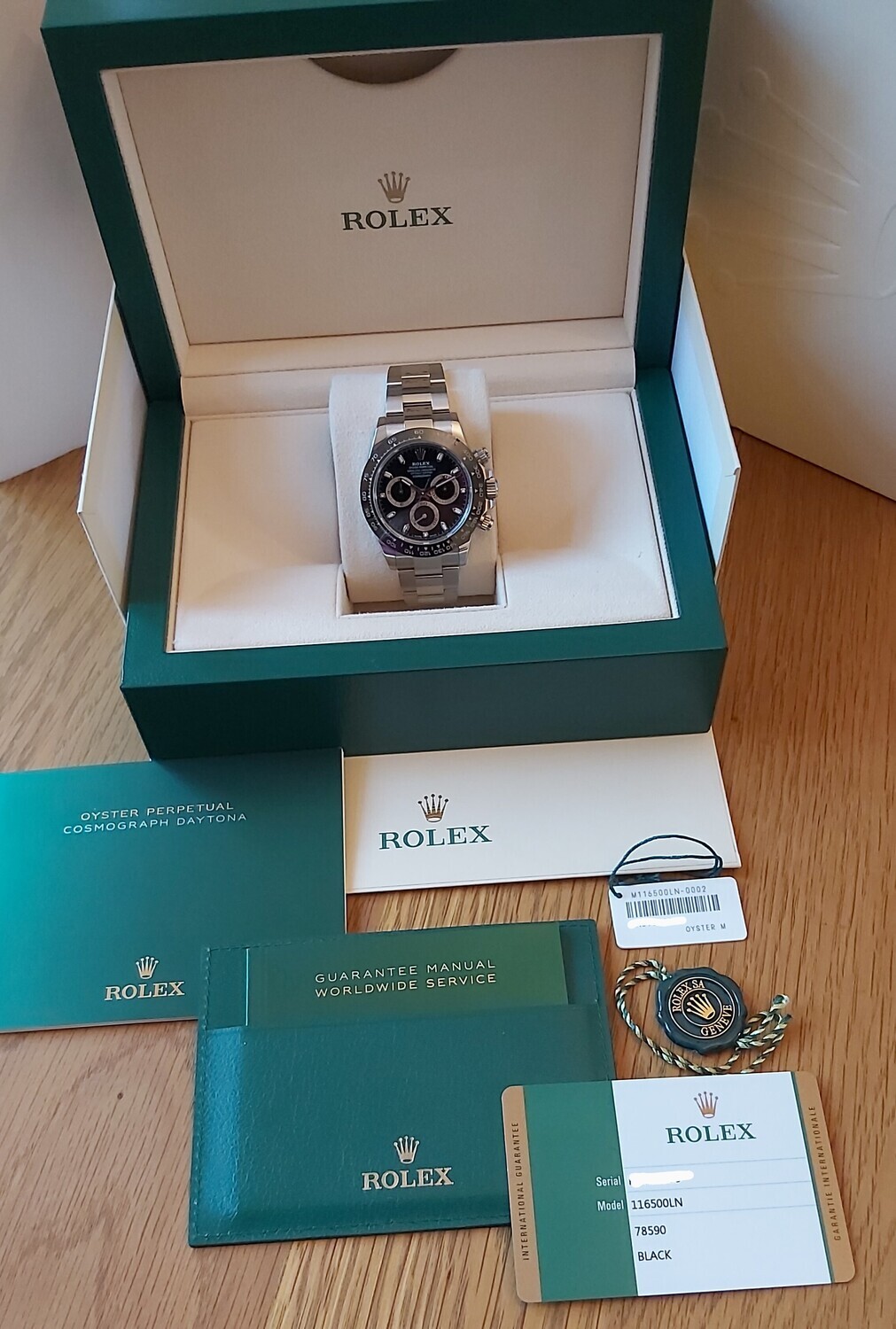 Rolex Daytona 116500LN - 2019 - Full Set - Excellent Condition