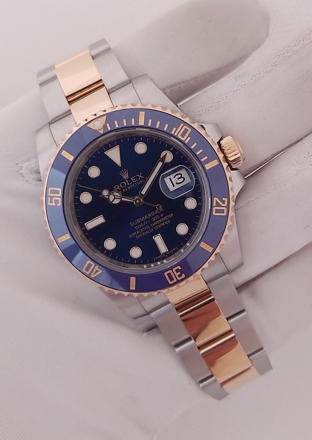 Rolex Submariner 116613LB - 2015 - Full Set