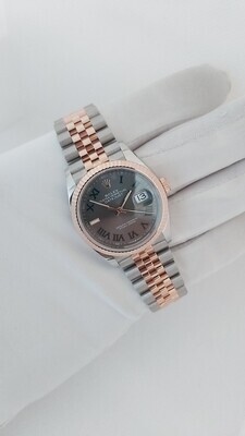 Rolex Datejust 36mm 126231 Steel/Everose - Wimbledon dial - New/Unworn 2021