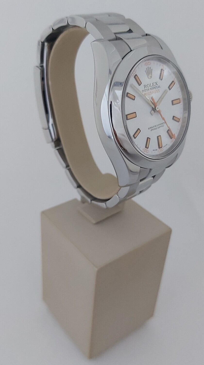 Rolex Milgauss 116400 White Dial, 2012 Excellent Condition
