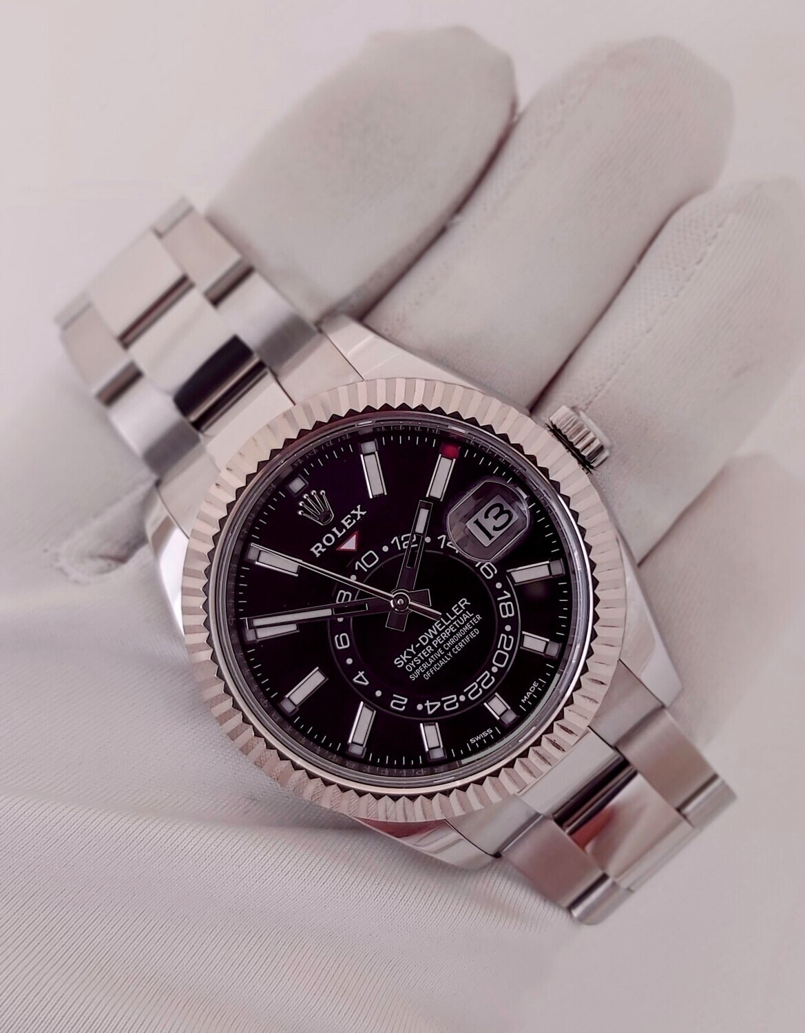Rolex Sky Dweller 326934 - 2019 - Black Dial - Full Set - Excellent Condition