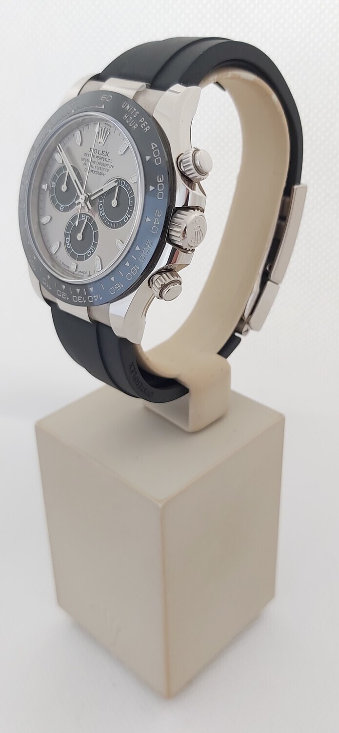 Rolex Daytona 116519LN - White Gold &amp; Grey Dial - 2020 Full Set - Exceptional Condition
