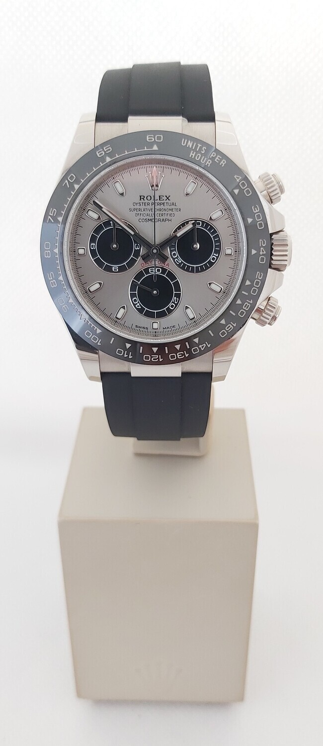 Rolex Daytona 116519LN - White Gold &amp; Grey Dial - 2020 Full Set - Exceptional Condition