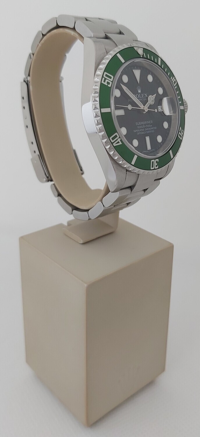 Rolex Submariner 16610LV Kermit - 2008 Full Set