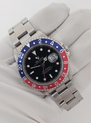 Rolex GMT Master II 16710 'Pepsi' - Full Set with Rolex Service