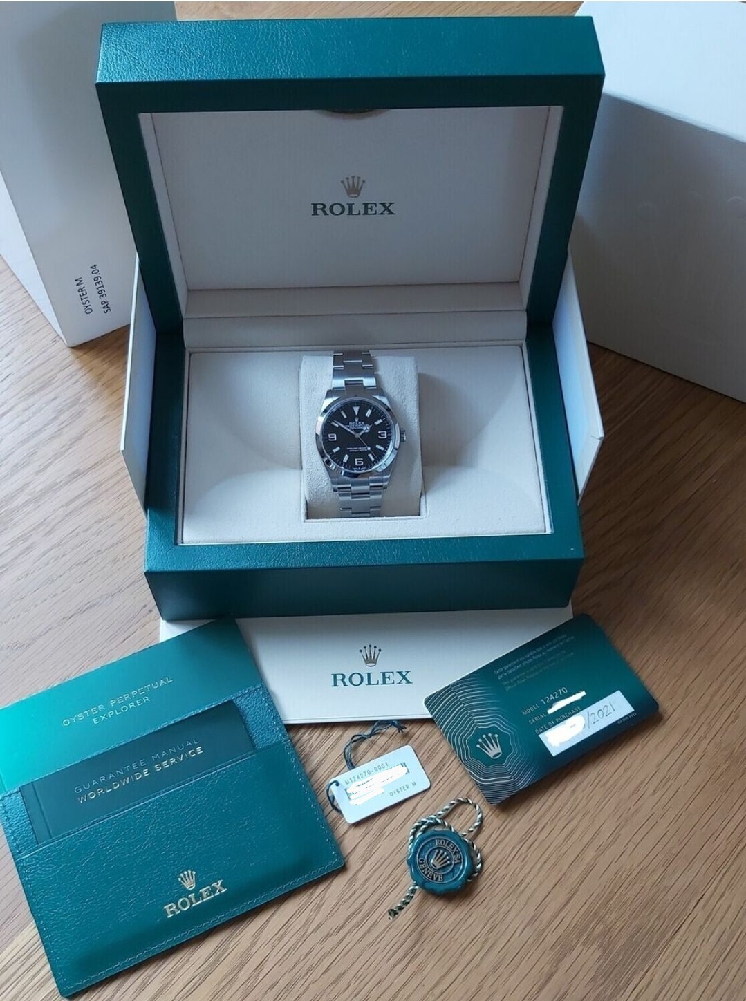 Rolex Explorer 124270 - 2021 Full Set - New 36mm