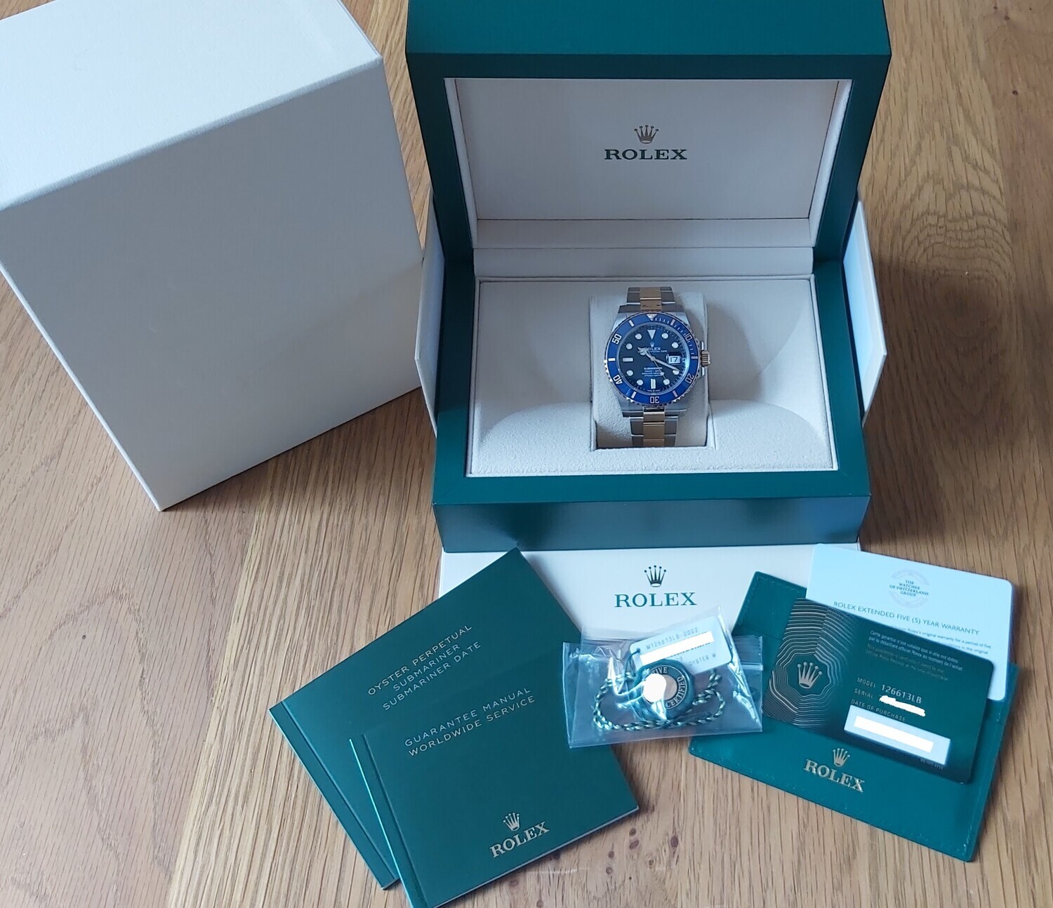 Rolex Submariner 126613LB - 2021 Full Set - New &amp; Unworn