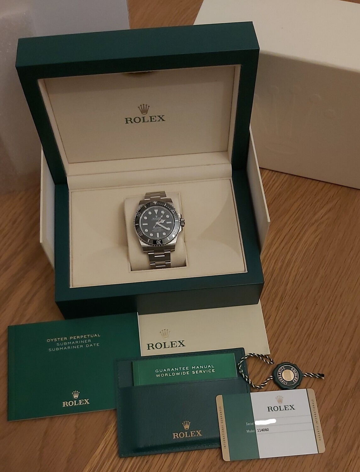 Rolex Submariner 114060, 2019 full set