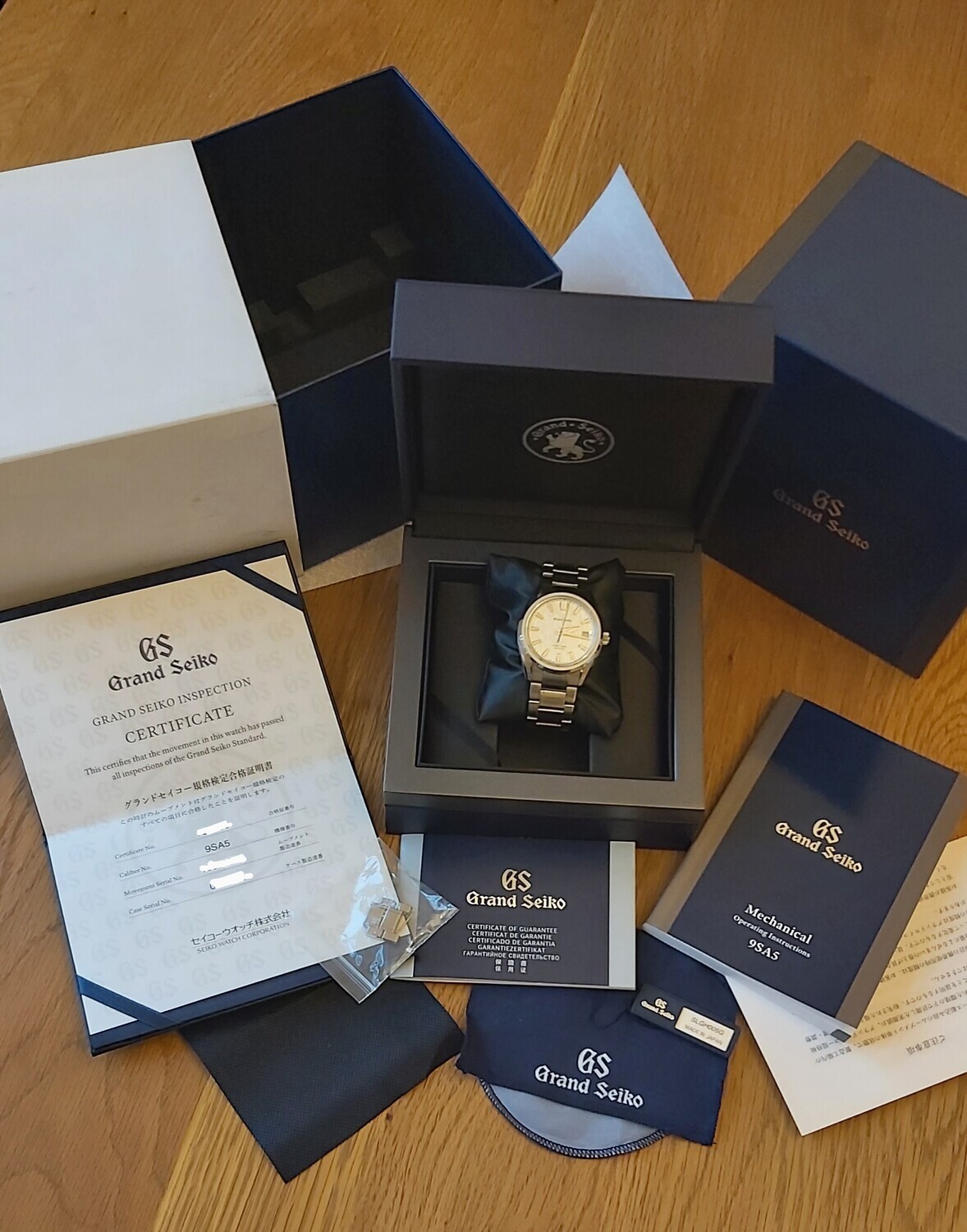 Grand Seiko SLGH005 White Birch - 2021 Full Set