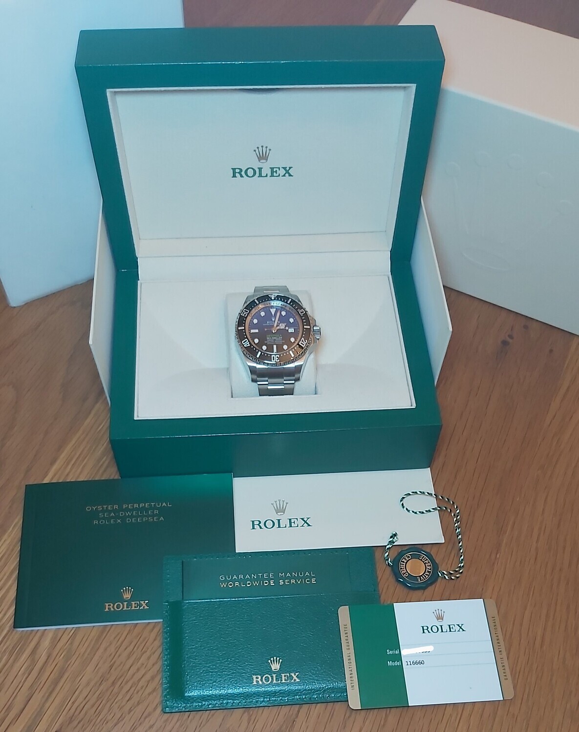 Rolex SeaDweller Deepsea, 116660 Mk1 James Cameron, 2017, Full Set