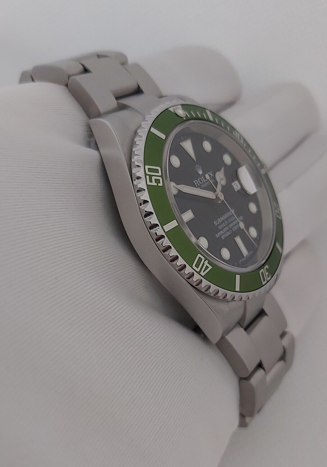 Rolex Submariner 16610LV &#39;Kermit&#39; - 2007 - Collectors Set