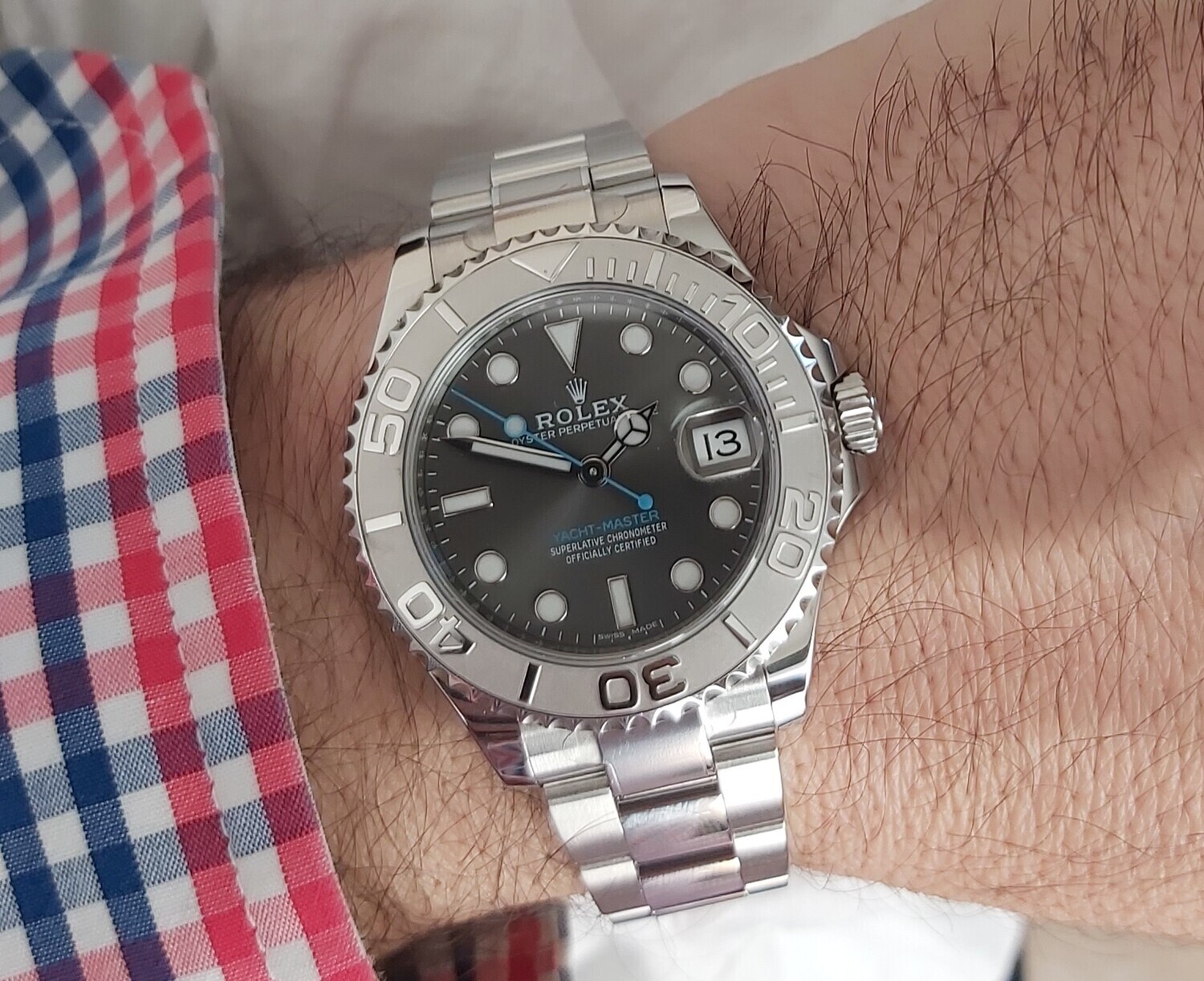 Rolex Yacht-Master 37mm 268622 - Rhodium Dial - 2017 Full Set